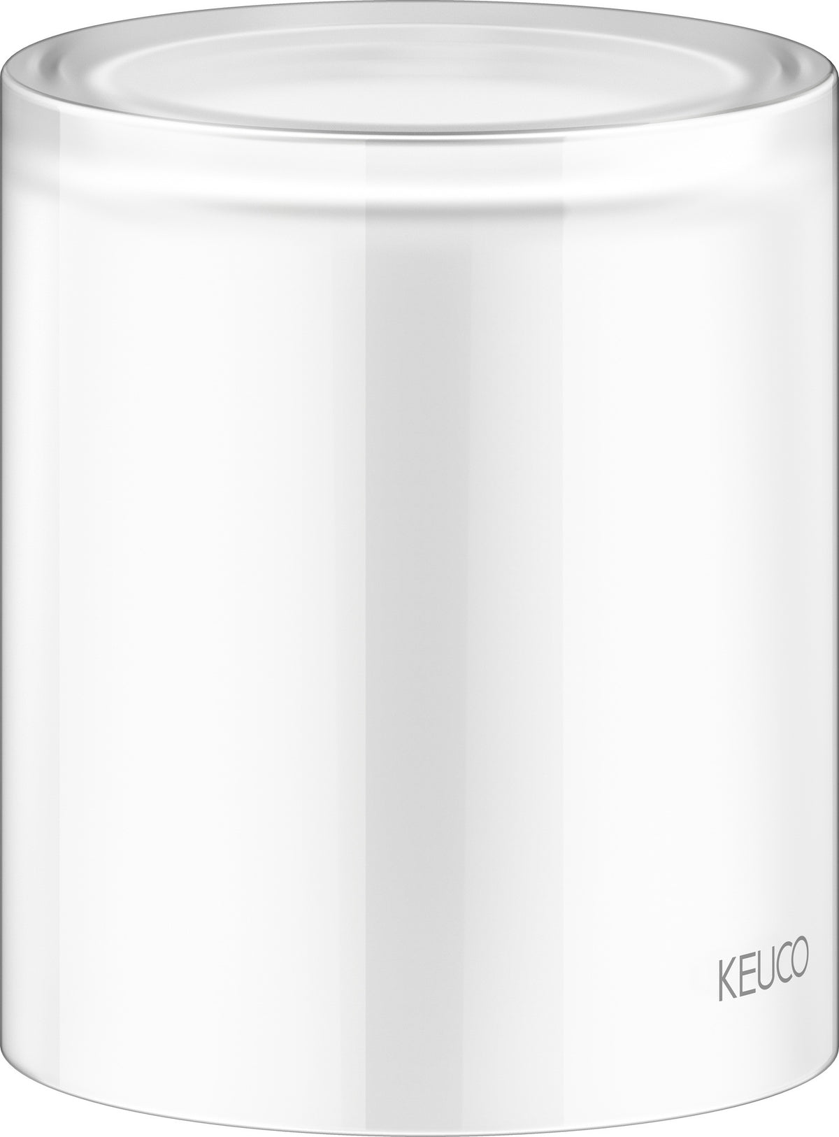KEUCO Stülpglas Ersatzteil ACC 19952 für 12852 – Echtkristall-Glas mattiert, weiß