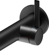 KEUCO IXMO Einhebel-Waschtischmischer Unterputz, rund, Ausladung 165 mm, schwarz matt