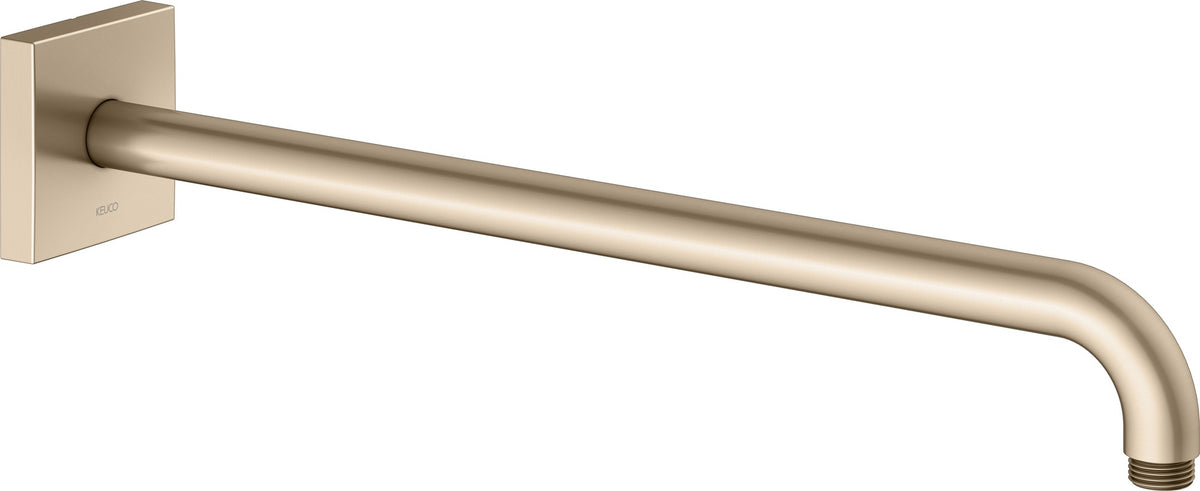 KEUCO Brausearm Edition 300, Wandanschluss, 300 mm, verchromt – Eckige Form, Metall