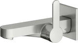 KEUCO IXMO Einhebel-Waschtischmischer Unterputz Wandmontage 187 mm Messing gebürstet