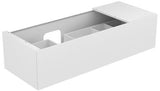 KEUCO Edition 11 Waschtischunterbau 1400 mm Tabak Eiche mit Auszug und Push-Open