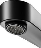 KEUCO IXMO Einhebel-Waschtischmischer Unterputz, rund, Ausladung 165 mm, schwarz matt