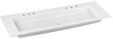 KEUCO ROYAL 60 Doppelwaschtisch 1405 mm Sanitärkeramik mit CleanPlus für 2x 3-Loch-Armaturen