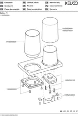 KEUCO Edition 11 Doppelhalter mit Lotionspender, Echtkristall-Glas, verchromt, Wandmontage