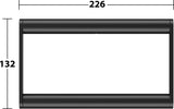 KEUCO Handtuchring Plan 14921 verchromt – Wandmontage, geschlossen, 226 mm