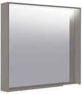 KEUCO X-Line Lichtspiegel mit Spiegelheizung, DALI, 800x700 mm, inox