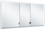 KEUCO Royal Lumos Spiegelschrank 1400 mm mit Spiegelheizung, silber-eloxiert
