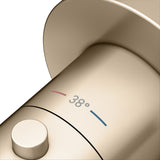 KEUCO IXMO Thermostatarmatur Unterputz rund verchromt – mit Sicherheitssperre bei 38 °C