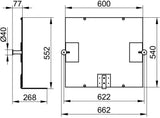 KEUCO Kippspiegel Plan Care 34986 – 600 x 540 mm, verchromt, für Vorwandinstallation