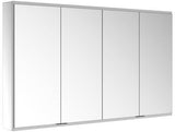KEUCO Royal Modular 2.0 Spiegelschrank 1600 mm, unbeleuchtet, 4 Türen, silber-eloxiert