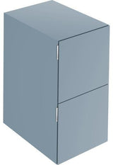 KEUCO Edition 11 Art Sideboard 400 mm mit 2 Auszügen und Beleuchtung – Weiß / Glas Weiß