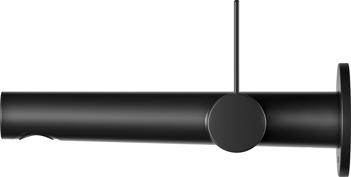 KEUCO IXMO Einhebel-Waschtischmischer Unterputz, rund, Ausladung 165 mm, schwarz matt