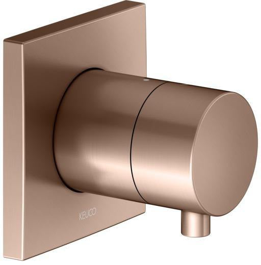 KEUCO IXMO Comfort Absperrventil Unterputz DN15 rund Messing gebürstet 59541