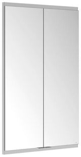 KEUCO Royal Modular 2.0 Spiegelschrank Wandeinbau 600 mm mit Steckdose und USB, silber-eloxiert