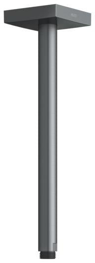 KEUCO Brausearm Edition 300 Deckenanschluss 100 mm verchromt – Eckige Form für moderne Duschen