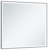 KEUCO Royal Lumos Lichtspiegel mit Spiegelheizung, 700 x 650 mm, schwarz-eloxiert