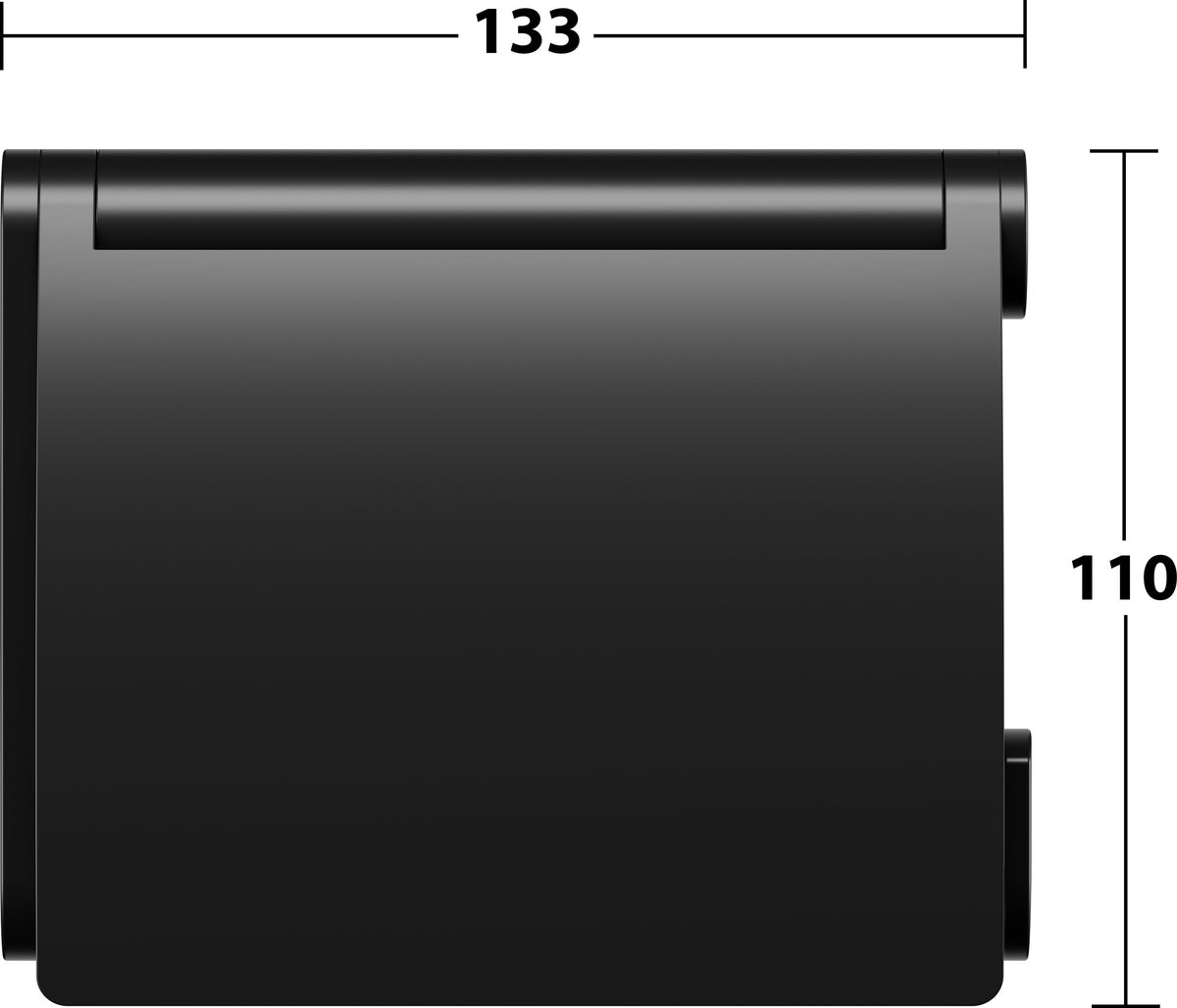 KEUCO Plan Toilettenpapierhalter verchromt mit Deckel – Wandmontage