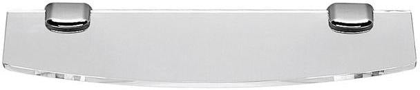 KEUCO Kristallglas-Platte ELEGANCE – Ablageplatte 450 x 120 x 8 mm, lose mit gerader Kante