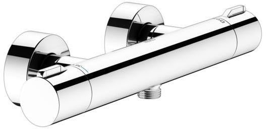 KEUCO Plan blue Thermostat-Brausemischer Aufputz Aluminium-finish 53926