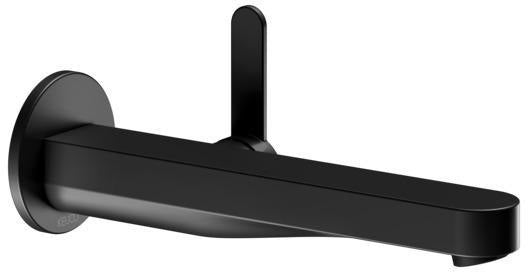 KEUCO IXMO Einhebel-Waschtischmischer Unterputz, rund, Ausladung 165 mm, schwarz matt