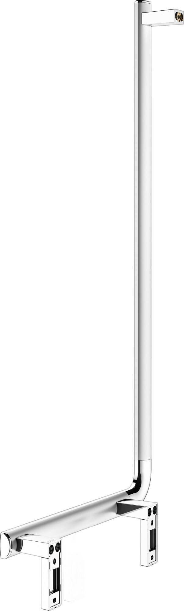 KEUCO AXESS Winkelgriff 90° rechts 520/1090 mm verchromt – Barrierefreier Halt für Bad und WC