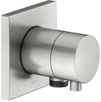 Comf. 59541, eckig Schlauchanschluss, Edelstahl-finish