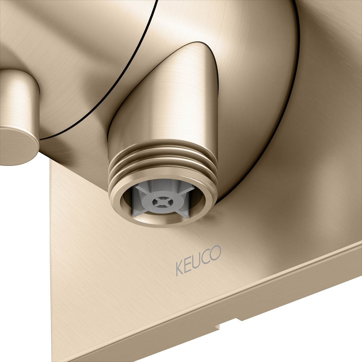 KEUCO IXMO Comfort 3-Wege Umstellventil Unterputz eckig Bronze gebürstet