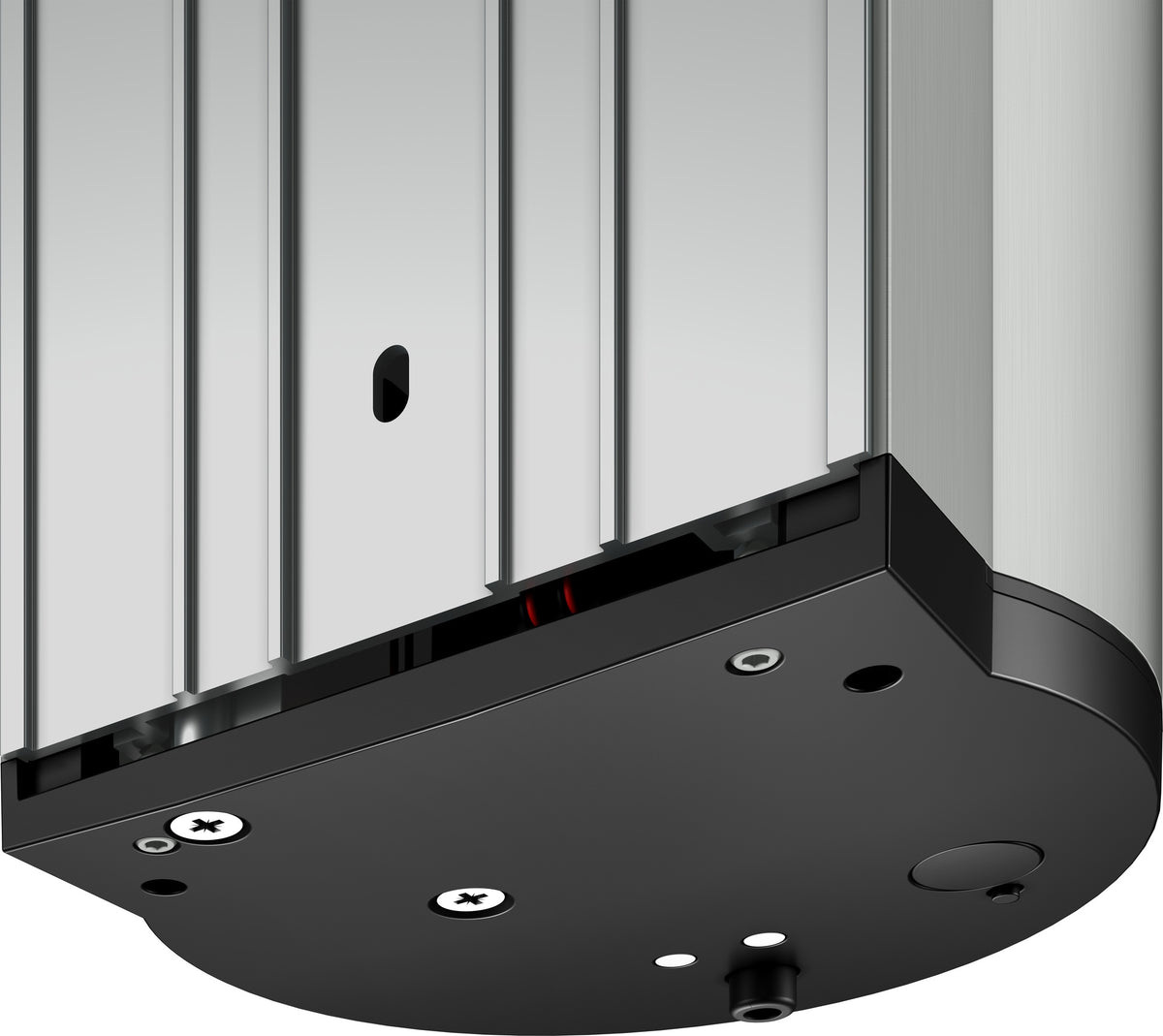 KEUCO PLAN Sensor-Desinfektionsmittelspender – Elektronischer Wandspender Edelstahl-finish/Schwarz