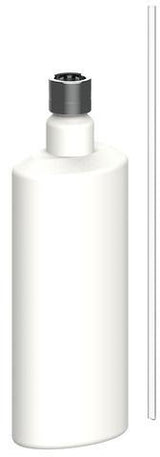 KEUCO Plan Lotionbehälter 500 ml – Spenderbehälter ohne Pumpe, Kunststoff natur