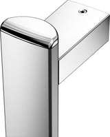 KEUCO AXESS Duschhandlauf 550/531/1301 mm mit Brausestange rechts, silber-eloxiert