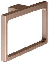 KEUCO Handtuchring Edition 11 11121, verchromt – Eckiges Design, starr, Wandmontage