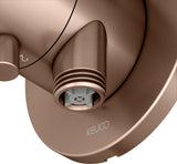 KEUCO IXMO Comfort 2-Wege Umstellventil Unterputz DN15 – Messing gebürstet, rund