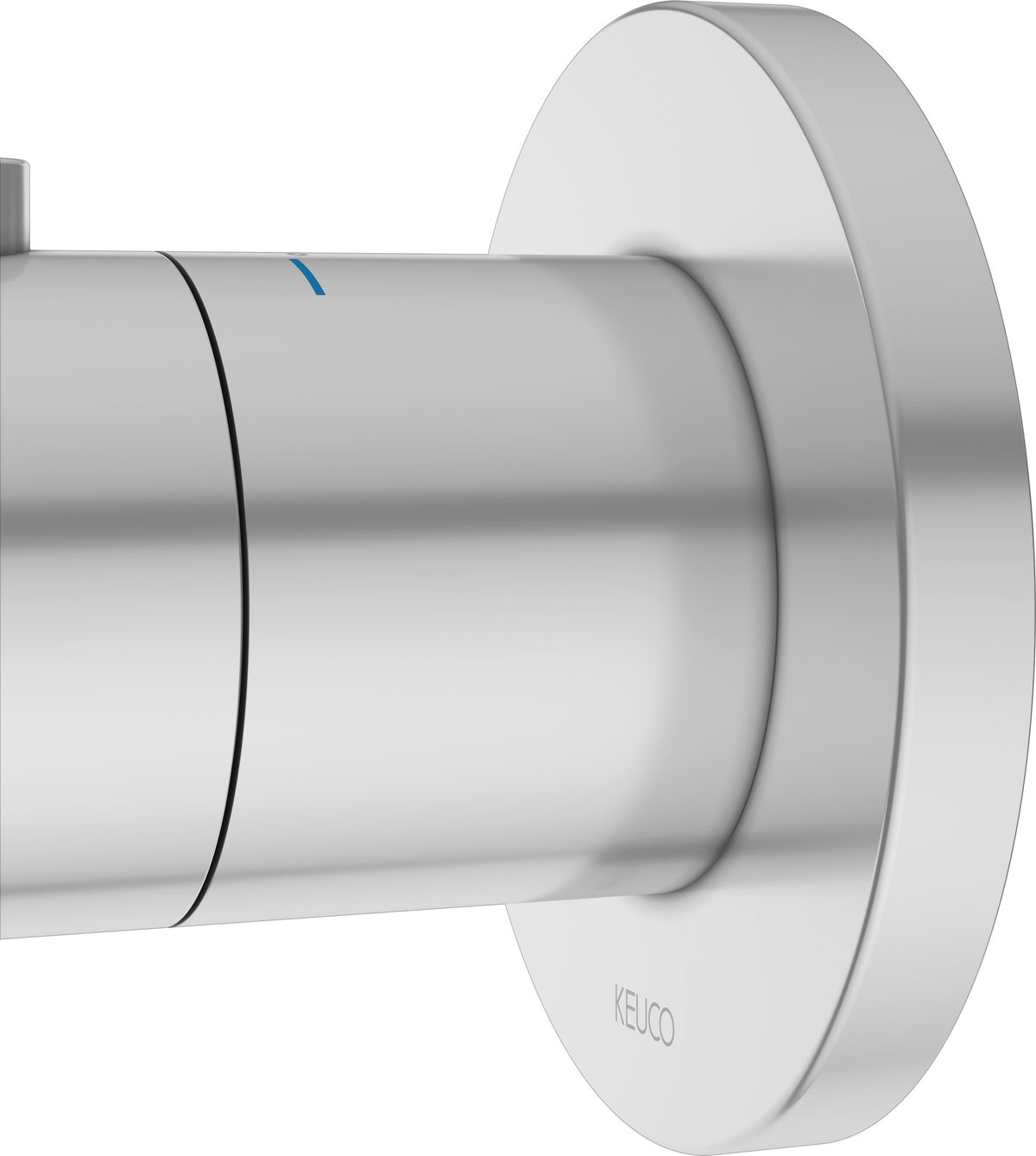 KEUCO IXMO Thermostatarmatur Unterputz rund verchromt – mit Sicherheitssperre bei 38 °C