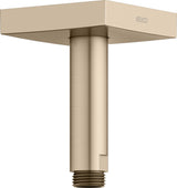 KEUCO Brausearm Edition 300 Deckenanschluss 100 mm verchromt – Eckige Form für moderne Duschen