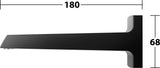 KEUCO Schwallbrause meTime_spa 59982 – Wandanschluss, verchromt, Messing, 169 mm Ausladung