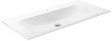 KEUCO X-Line Keramik-Waschtisch 1007 mm weiß ohne Hahnlochbohrung
