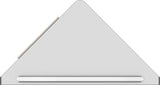 KEUCO Eckduschablage Edition 400 11557, Aluminium silber-eloxiert