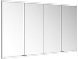 KEUCO Royal Modular 2.0 Spiegelschrank beleuchtet 1700 mm Wandeinbau silber-eloxiert