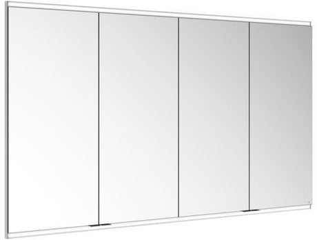 KEUCO Royal Modular 2.0 Spiegelschrank beleuchtet 1700 mm Wandeinbau silber-eloxiert