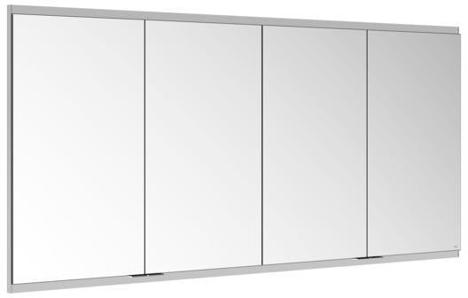 KEUCO Royal Modular 2.0 Spiegelschrank, unbeleuchtet, Wandeinbau, 1600 x 700 x 120 mm, silber-eloxiert