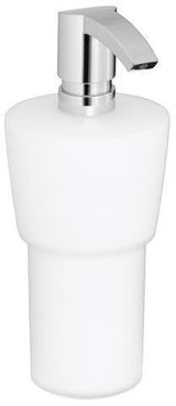 KEUCO CITY.2 Lotionspender 250 ml – Echtkristallglas matt, Pumpe verchromt