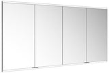 KEUCO Royal Modular 2.0 Spiegelschrank 2000 mm beleuchtet, Wandeinbau, silber-eloxiert