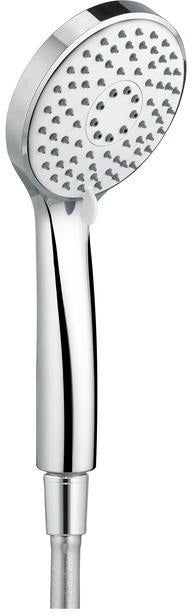 KEUCO Handbrause ELEGANCE mit Antikalk-System und 2 Strahlarten, verchromt