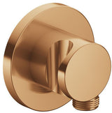 KEUCO IXMO Schlauchanschluss DN 15 mit Brausehalter, rund, Bronze gebürstet