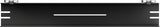KEUCO Duschablage 24953 auf Maß – 400-600 x 120 x 90 mm, schwarz matt, Aluminium, mit Haken