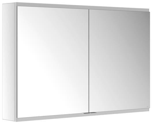 KEUCO Royal Modular 2.0 Spiegelschrank 600 mm, unbeleuchtet, Wandvorbau, silber-eloxiert