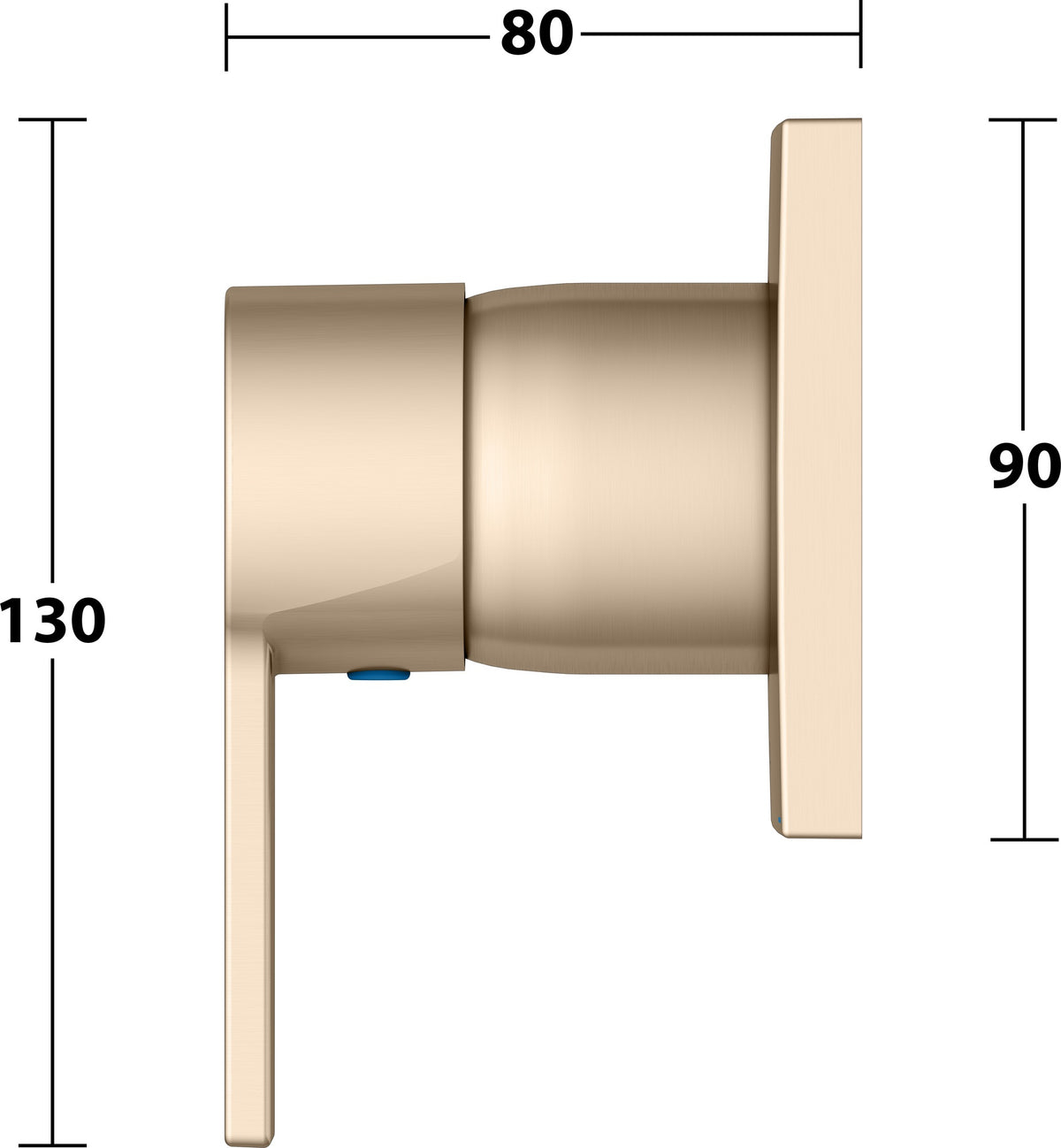KEUCO Edition 11 Einhebelmischer Unterputz verchromt – Fertigmontageset für Grundkörper 59951000070