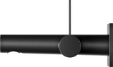 KEUCO IXMO Pure Einhebel-Waschtischmischer Unterputz, eckig, Ausladung 165 mm, schwarz matt