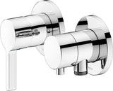 KEUCO Edition 400 Einhebelmischer Unterputz verchromt – Fertigmontageset mit Temperaturbegrenzung