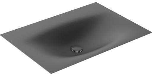KEUCO Edition 11 Art Emaille-Waschtisch 806 mm mit 1-Loch-Bohrung in Weiß